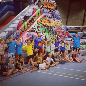 Airtrack, trampoline & gym fun in Zoersel